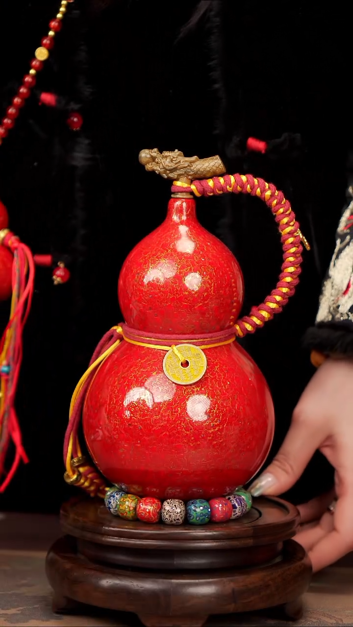 【闪购商品】142 易林高端工艺大漆酒葫芦--518