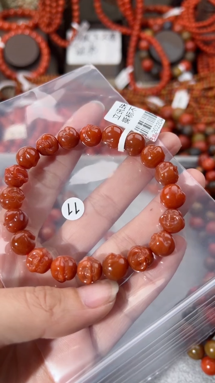 【闪购商品】南红玛瑙手串未镶嵌10