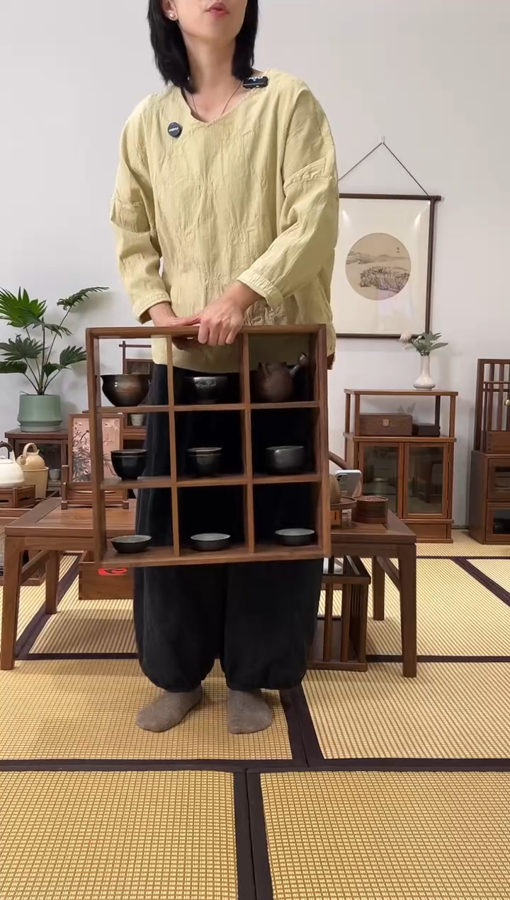 黑胡桃木九宫格链接