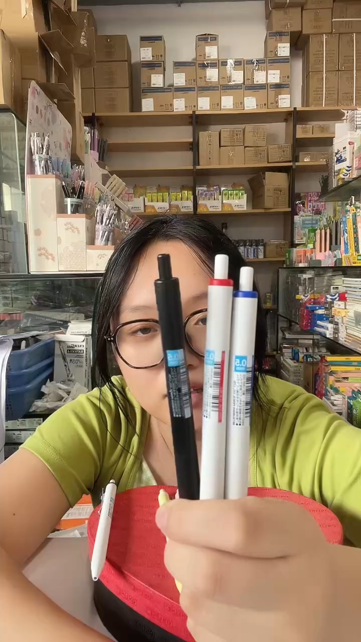 便携式小浓芯黑红蓝三支   黑杆黑芯加白杆蓝黑