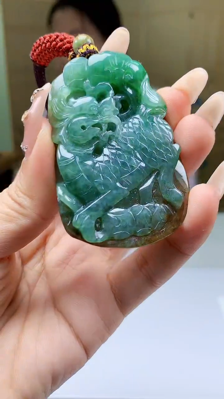 【闪购商品】定制翡翠未镶嵌4902ty-毛货挂件140