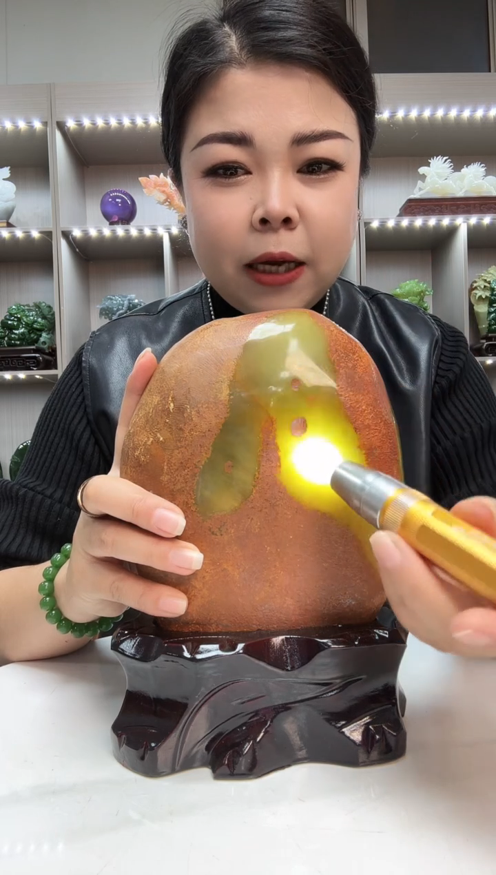 石材天然石材家居摆件博古架摆放