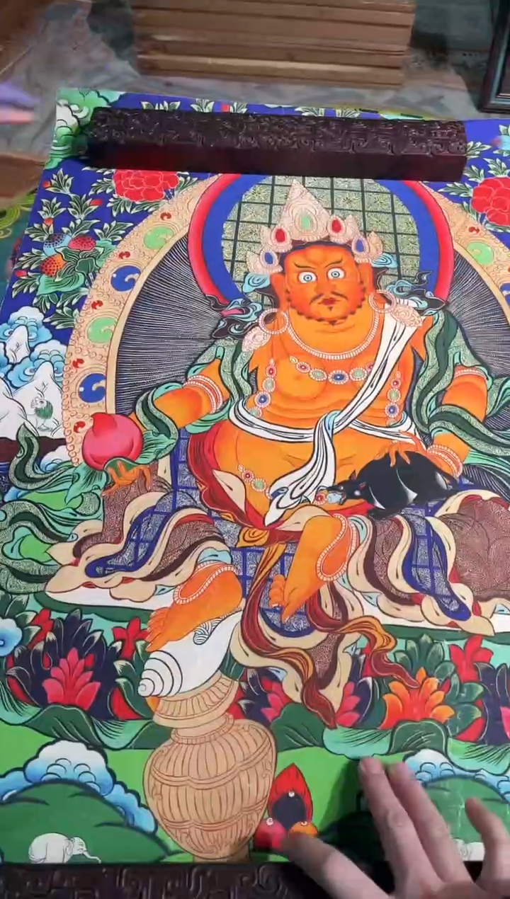 卷轴画路路的唐卡tk160