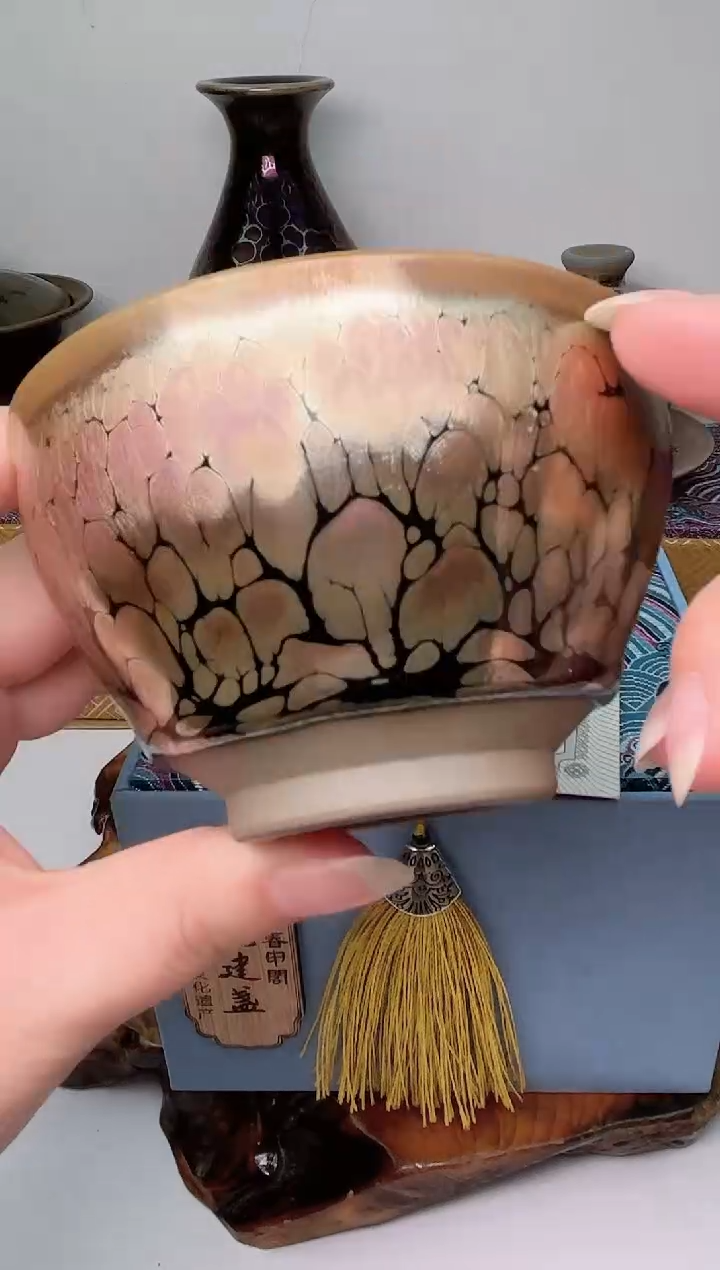 【闪购商品】茶盏春申阁福利1只金樽，开片