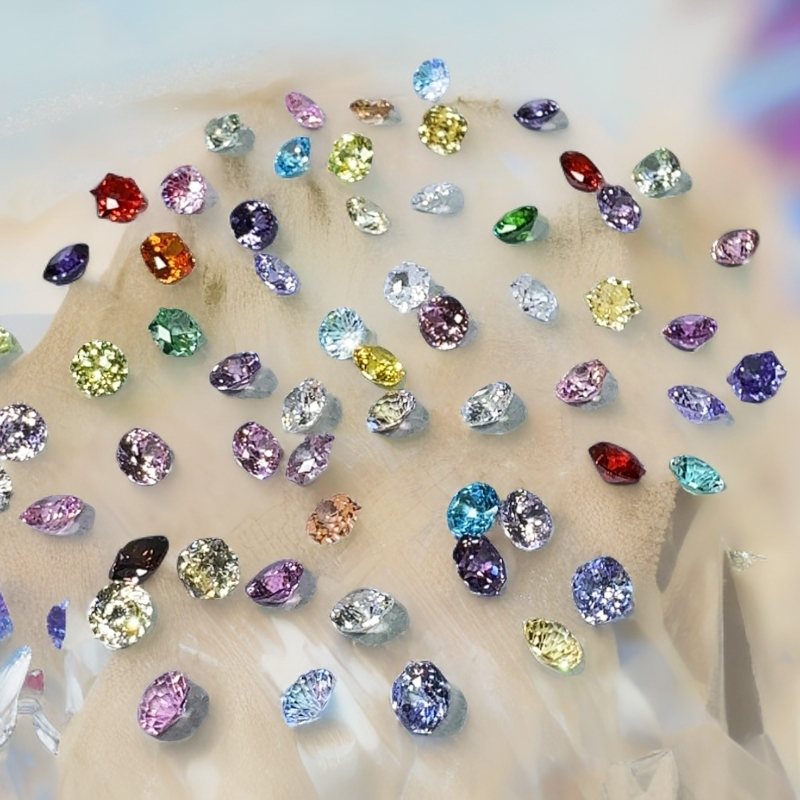 《混锅轻奢高碳》-镶嵌美甲锆石-镶嵌级锆石-超闪尖底爆闪