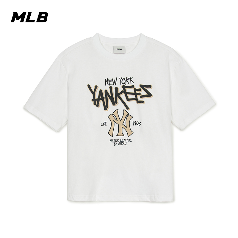 MLB童装夏季新款运动短袖T恤潮流透气舒适户外出行上衣7ATSB0253