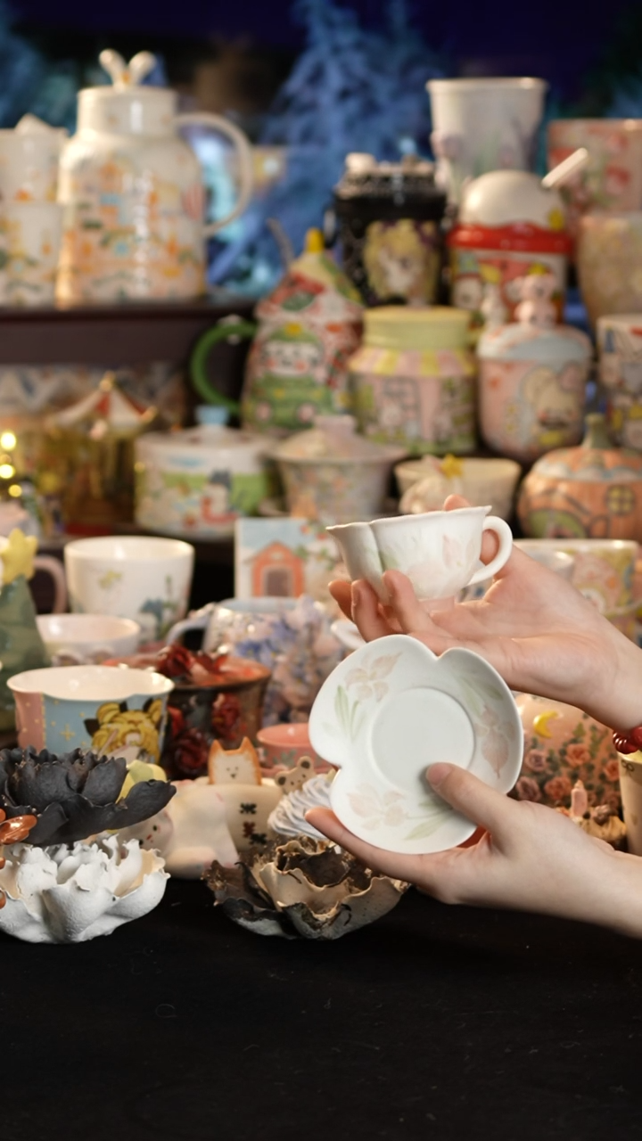 其他陶景德镇釉下彩手绘设计师款陶瓷