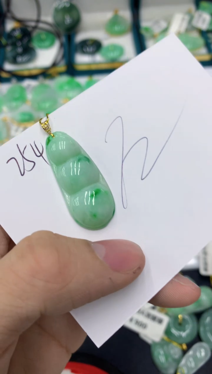 【闪购商品】翡翠颈饰18K金镶嵌11111111