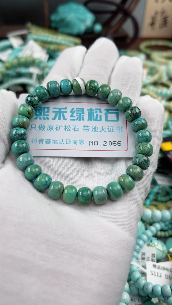 未镶嵌绿松石松石2066