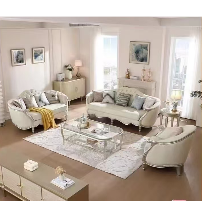 沙发美式轻奢客厅简约北欧别墅欧式成套