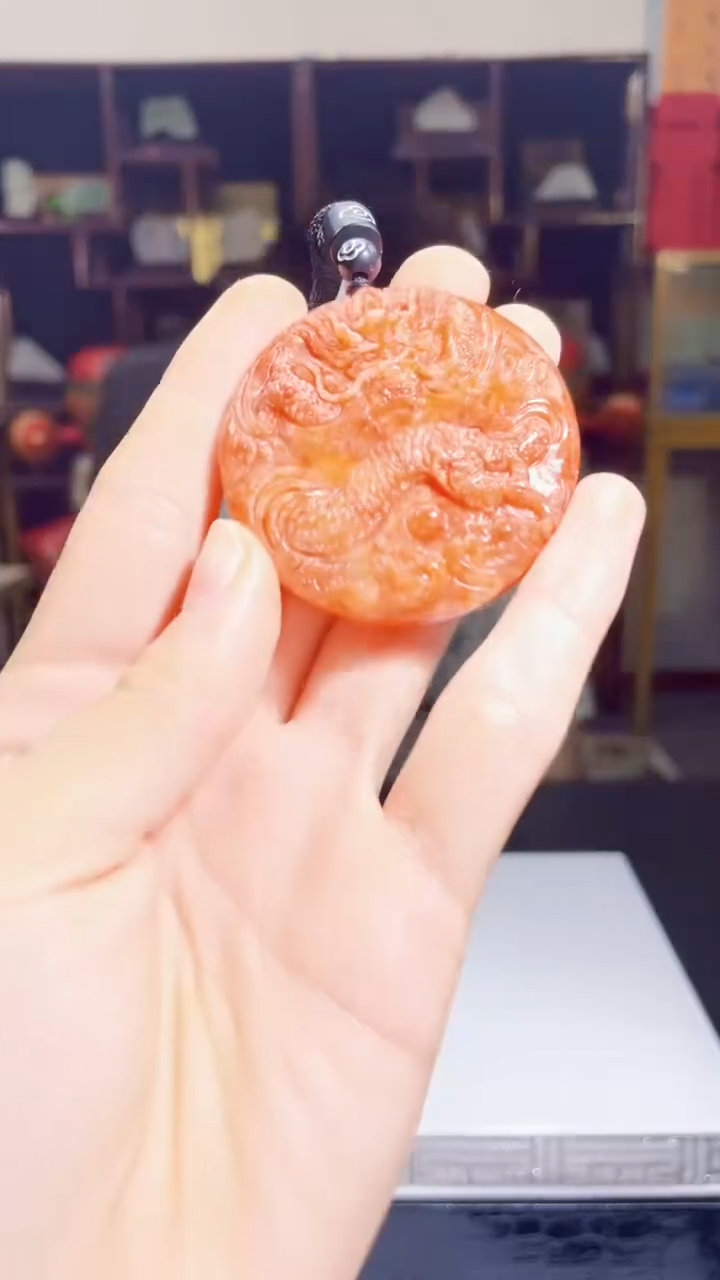 翡翠未镶嵌吊坠(不含链)A42