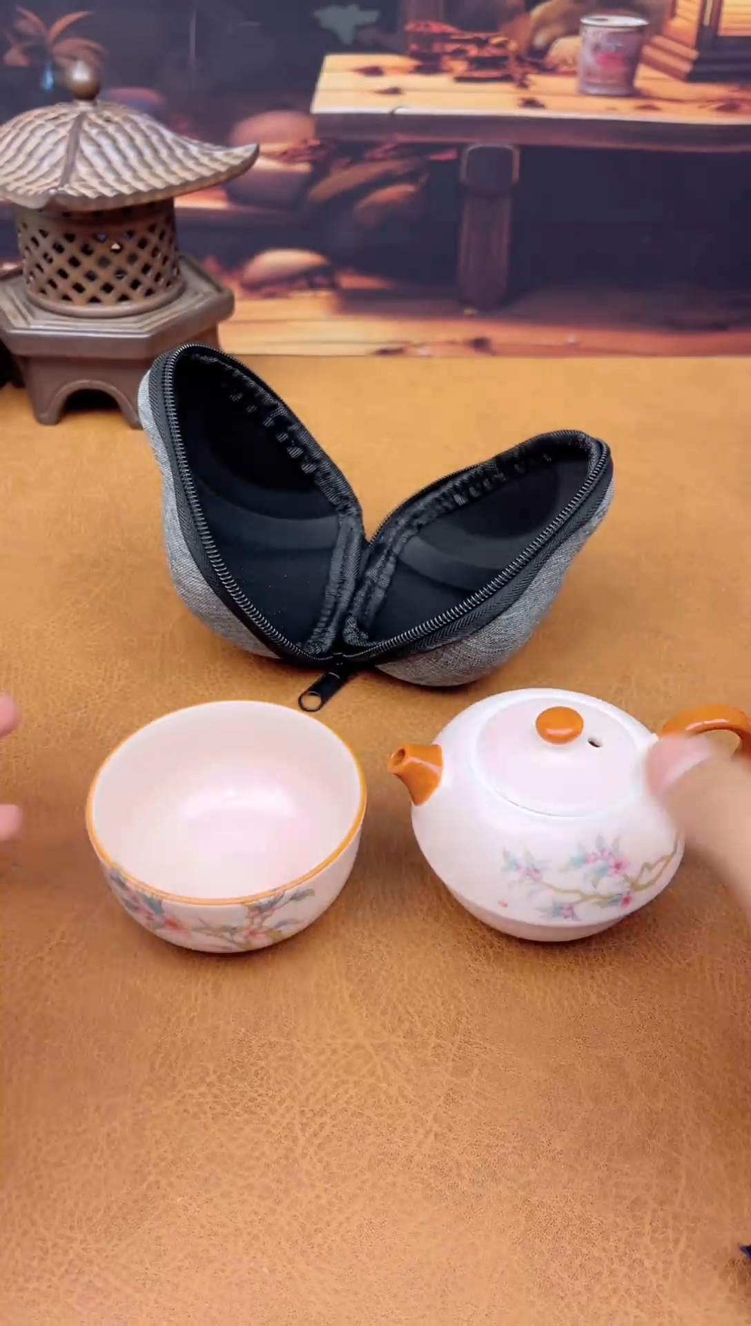 【闪购商品】陶瓷茶具摆件茶叶罐