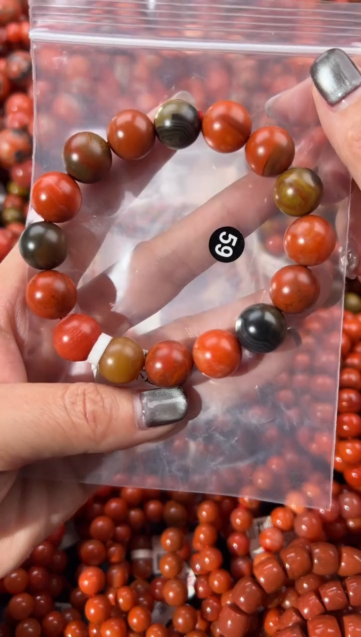 未镶嵌手串南红玛瑙13+