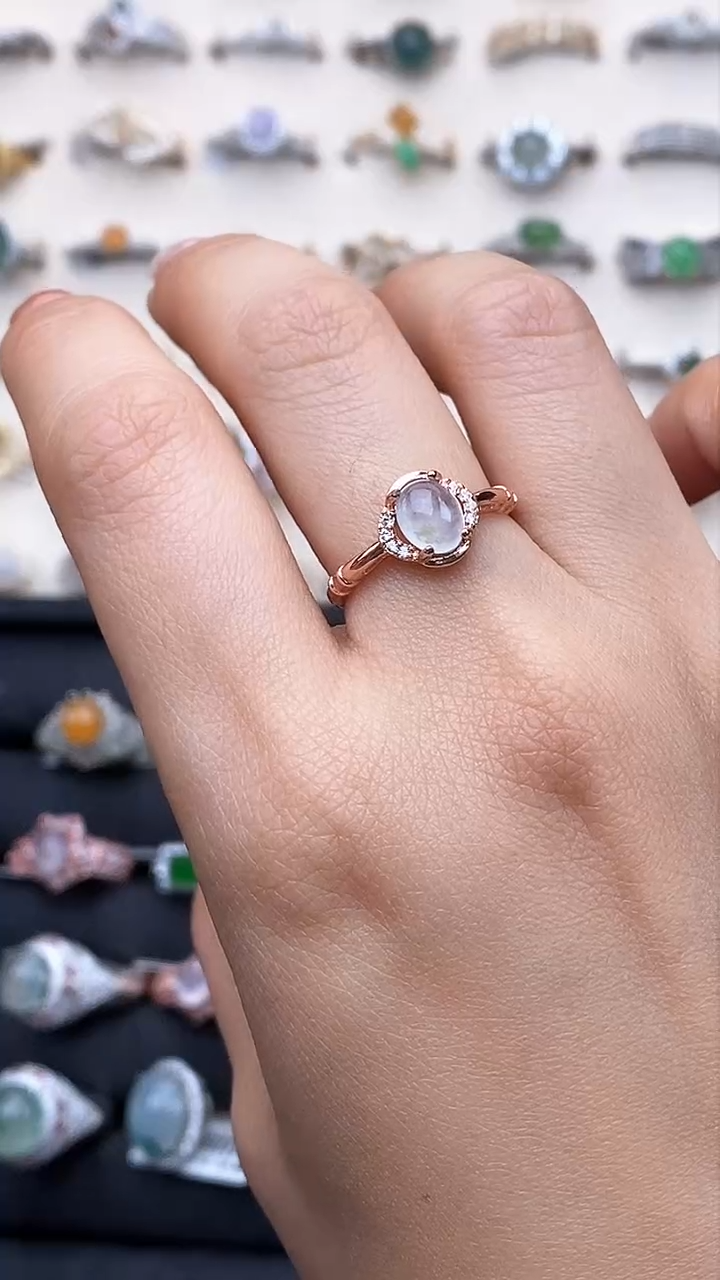 【闪购商品】翡翠戒指未镶嵌女款