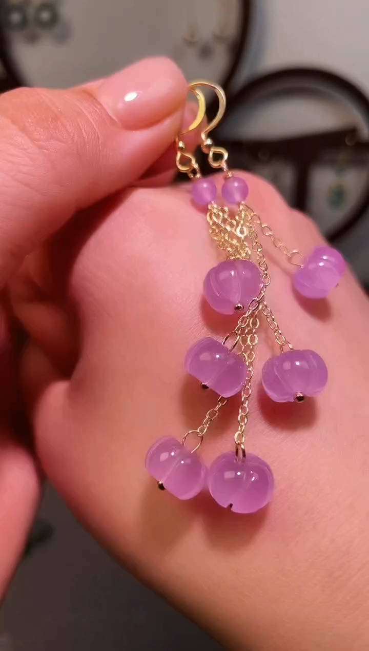 银S925镶嵌翡翠耳饰232000