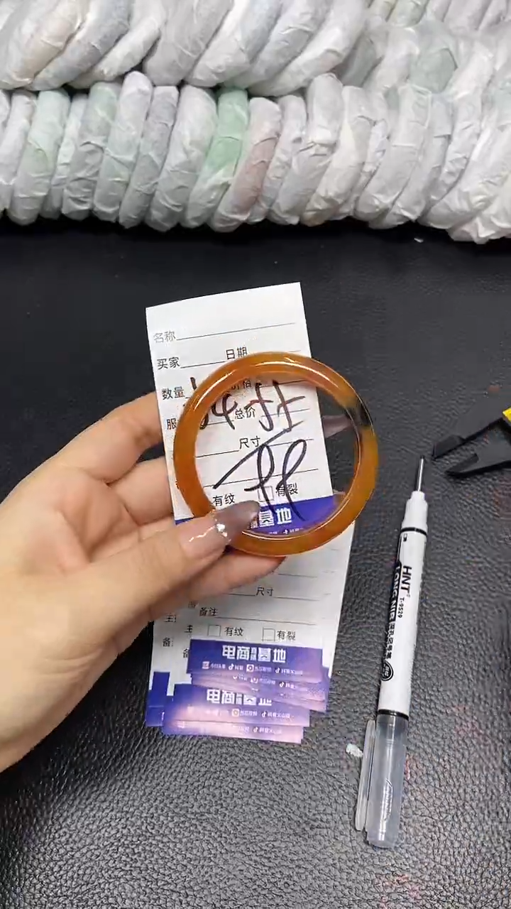 未镶嵌手镯石英质玉时尚美人镯54-55