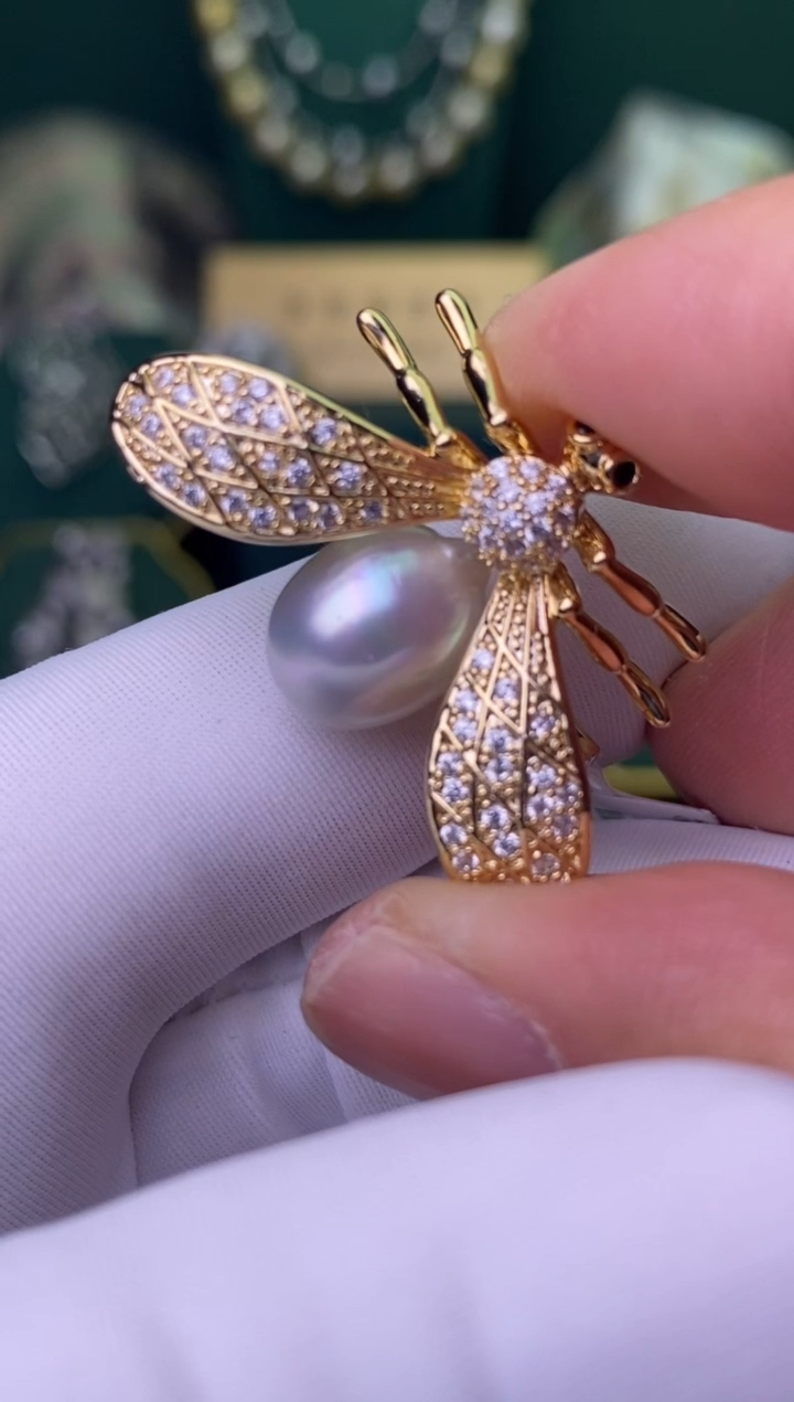 【闪购商品】海水珍珠胸饰未镶嵌10-11