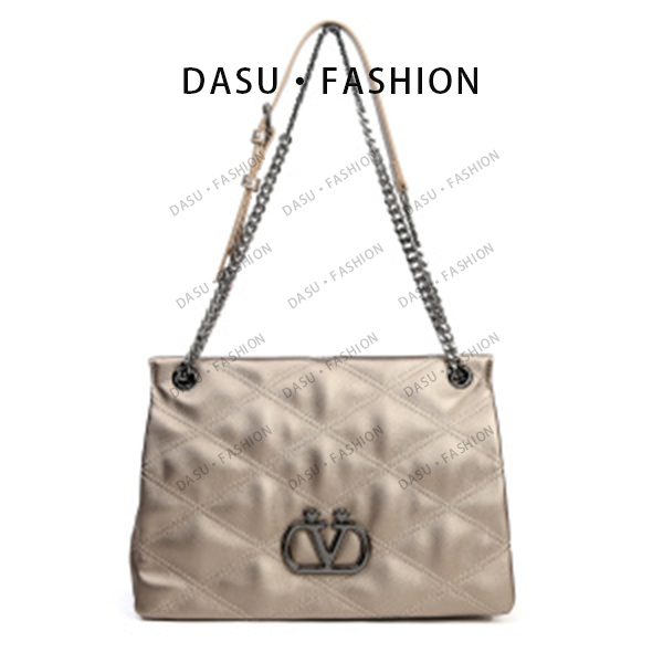 【苏总专属】SKL-7622-香槟金女士时尚潮流气质小众腋下包斜挎包