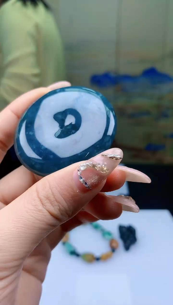 【闪购商品】定制翡翠未镶嵌4902ty-毛货挂件49