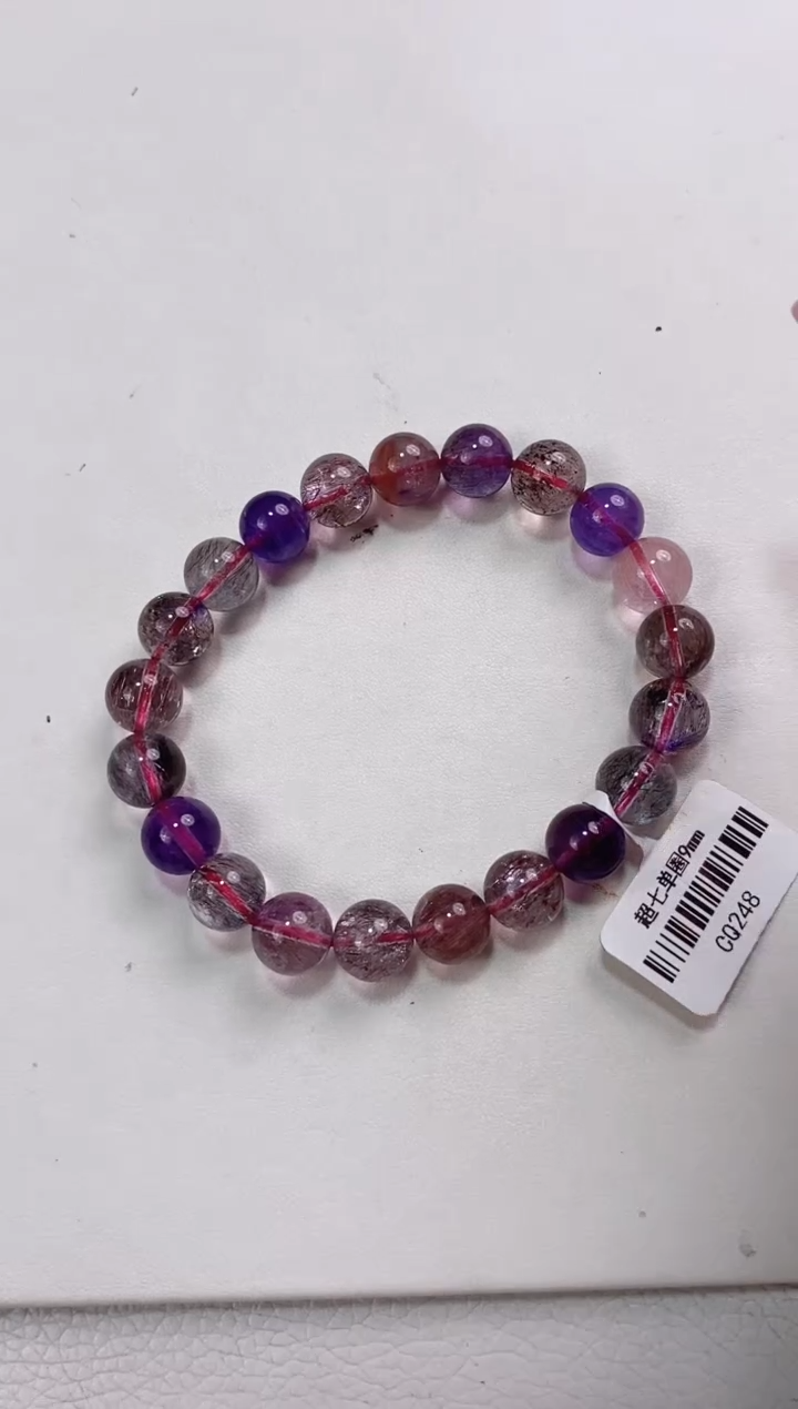 【闪购商品】水晶超七单圈9*未镶嵌多人多样性发其一