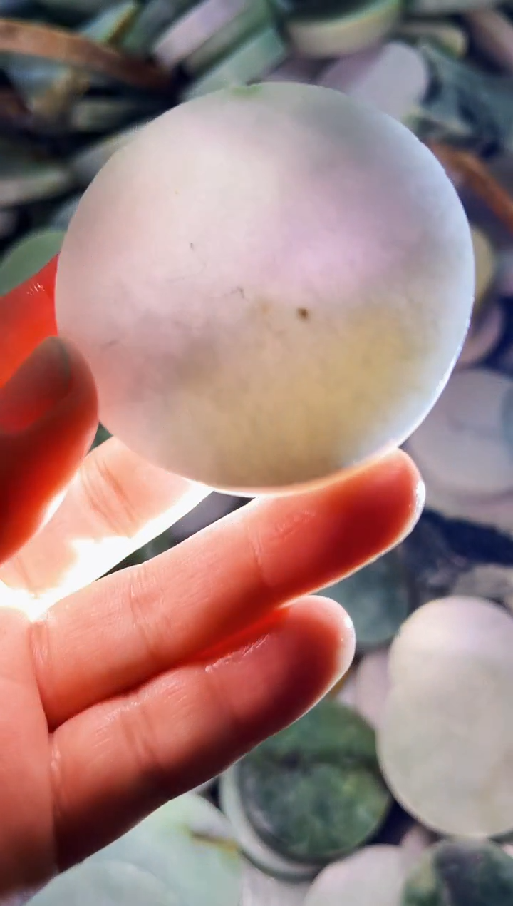 【闪购商品】翡翠耳饰未镶嵌A货康壹482