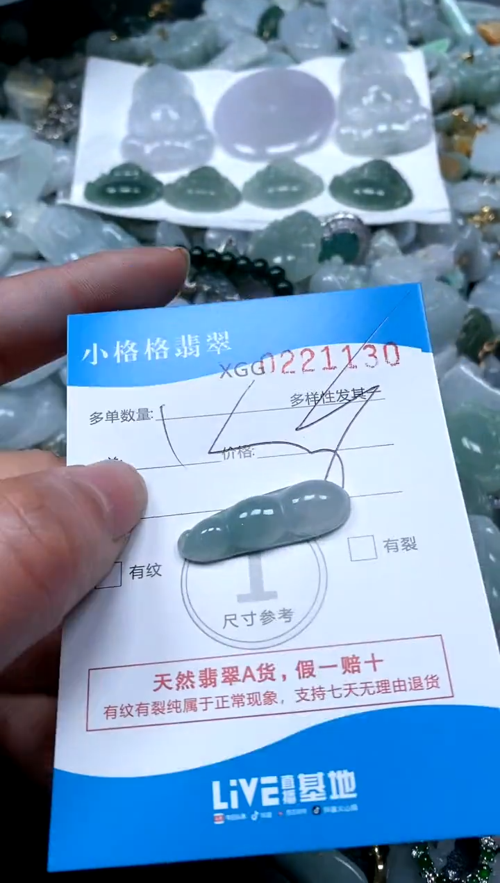 【闪购商品】翡翠颈饰未镶嵌闪购商品0221130