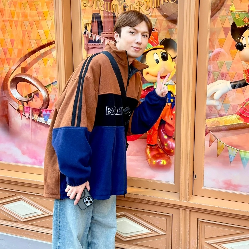 99新 Balenciaga/巴黎世家 拼色摇粒绒冲锋衣运动夹克外套/46码