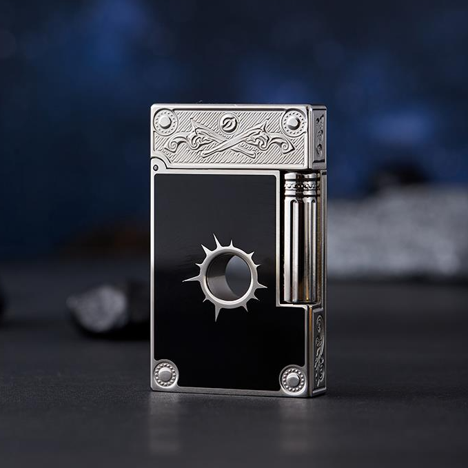 西部牛仔限量黄铜朗声打火机复古个性充气款