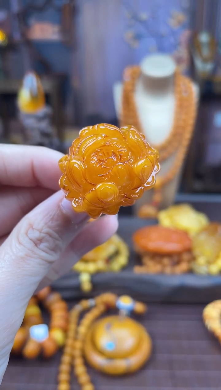 裸石琥珀未镶嵌多样性发货1，假一赔4