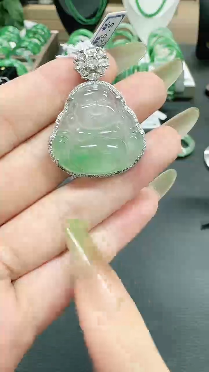 未镶嵌1石英质玉（非洲翠）/9973