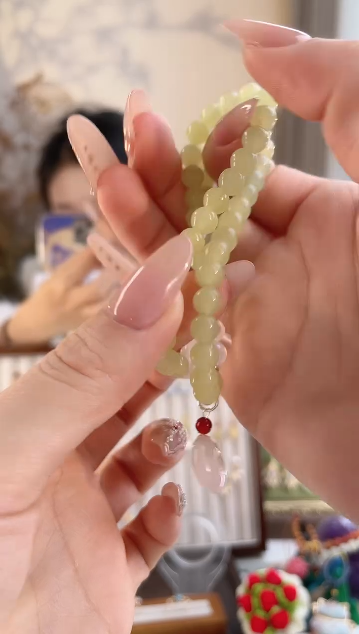 铜合金无晴王葡萄双圈手串