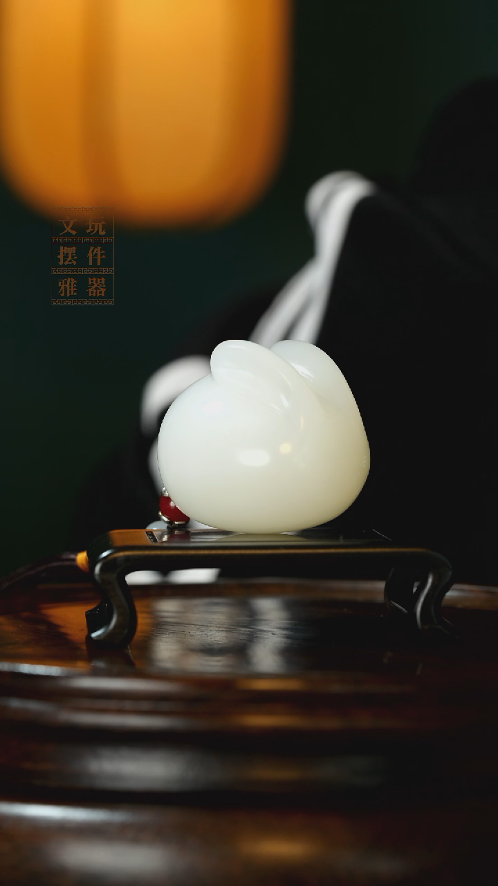 玉《前途无量》手把件摆件