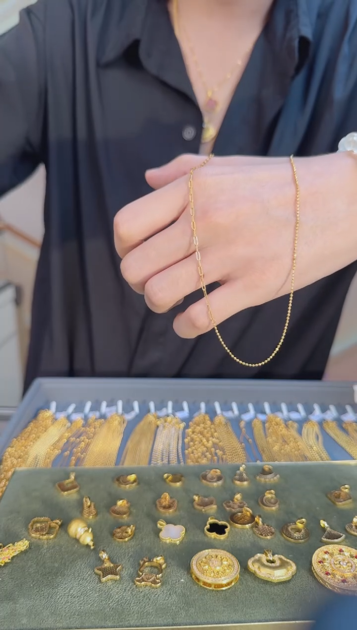 45cm固定不可调节AB卡链米珠1.98g（多样性发货）