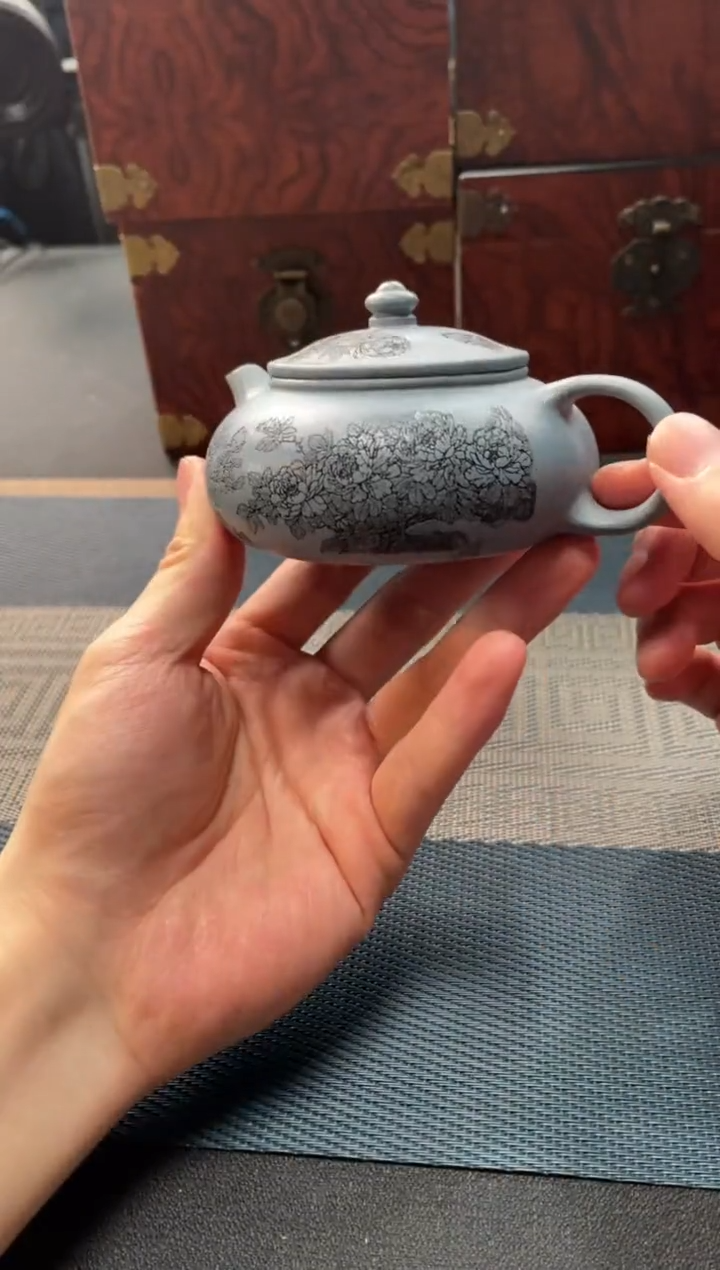 茶壶紫砂143 宜兴原矿紫砂