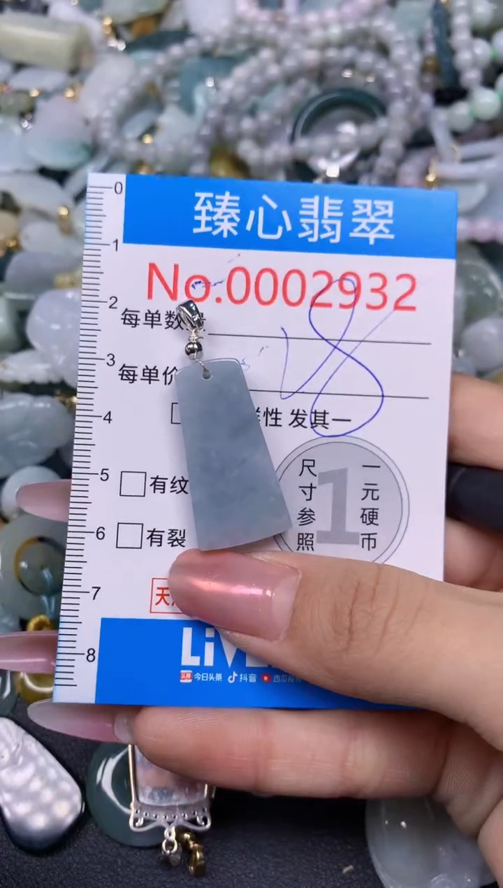 【闪购商品】翡翠颈饰未镶嵌含绳0002932