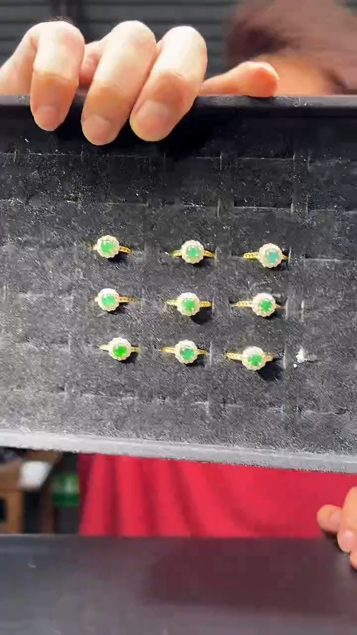 翡翠戒指未镶嵌62403/多样性/发一件