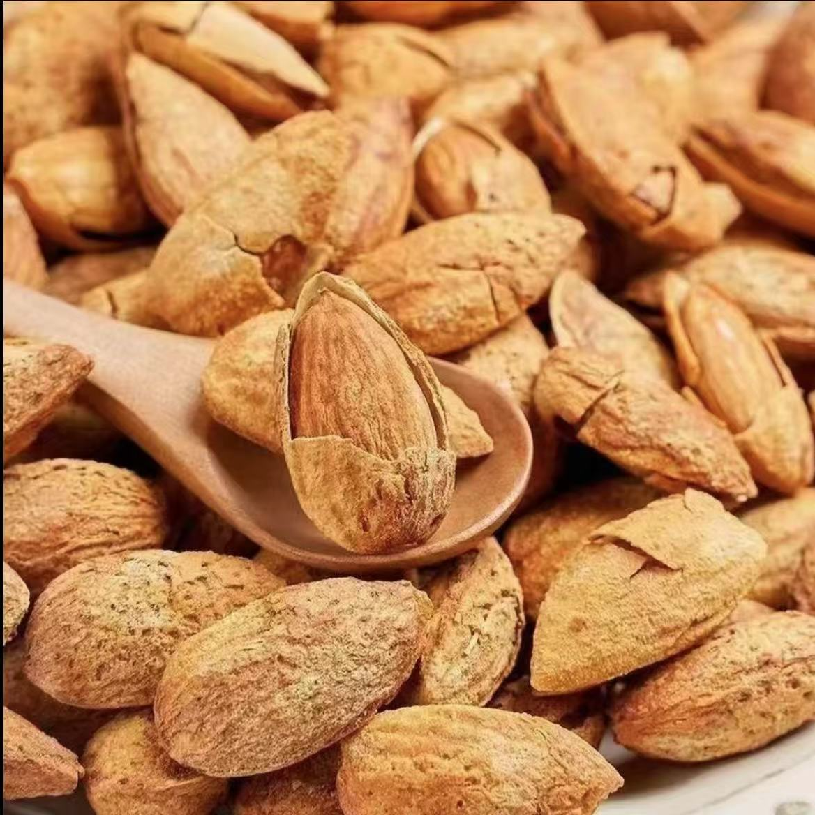 【2024新货】薄皮 巴旦木龙果  香酥脆坚果零食扁桃仁 500克