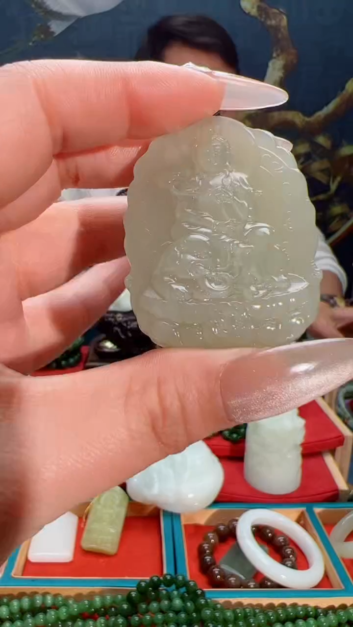 【闪购商品】和田玉吊坠未镶嵌1