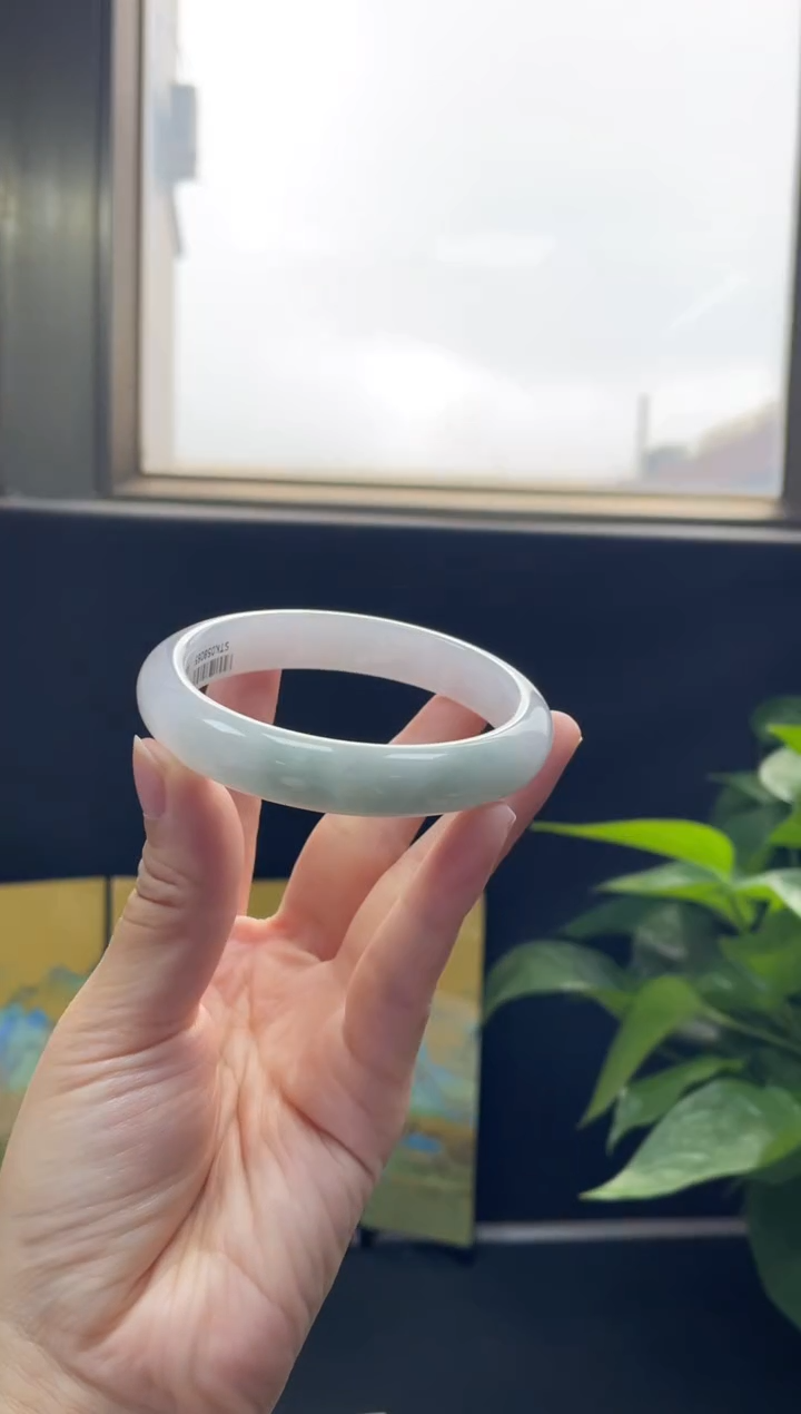 未镶嵌手镯翡翠（强推）19#天然缅甸A货翡翠手镯58-60圈口