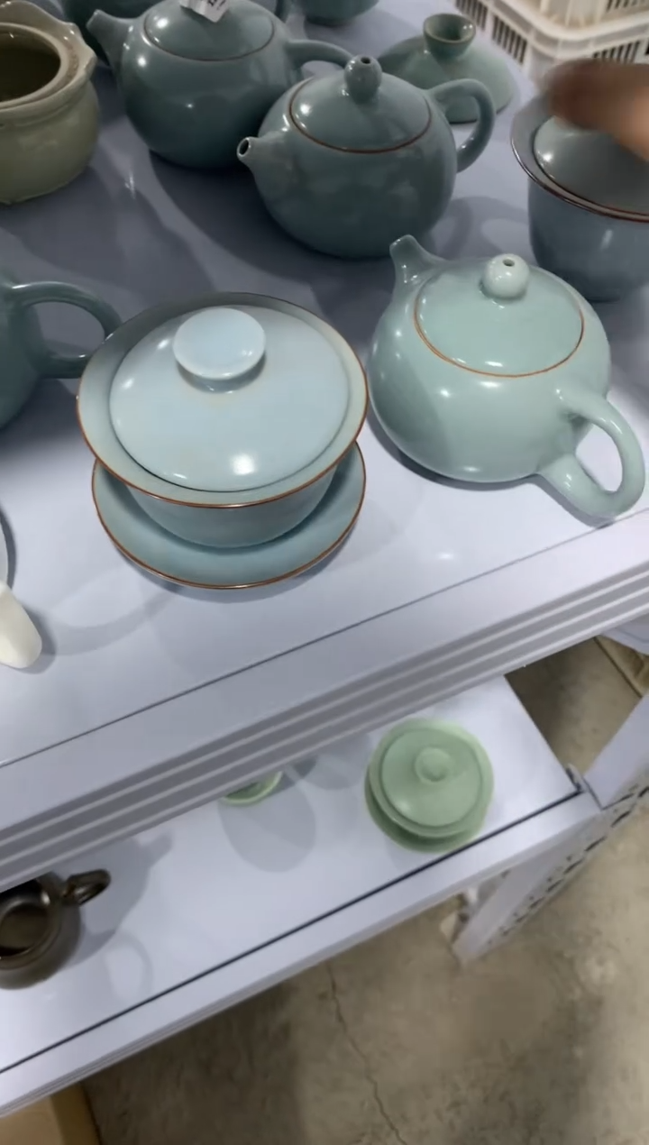茶壶、盖碗、主人杯、客杯（轻轻微瑕介意勿拍）