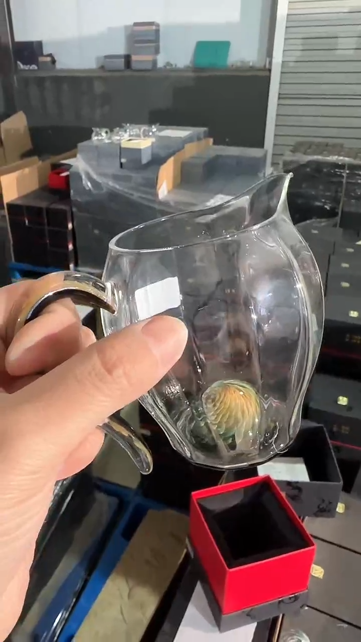 【闪购商品】十二冷绿凤尾公道杯