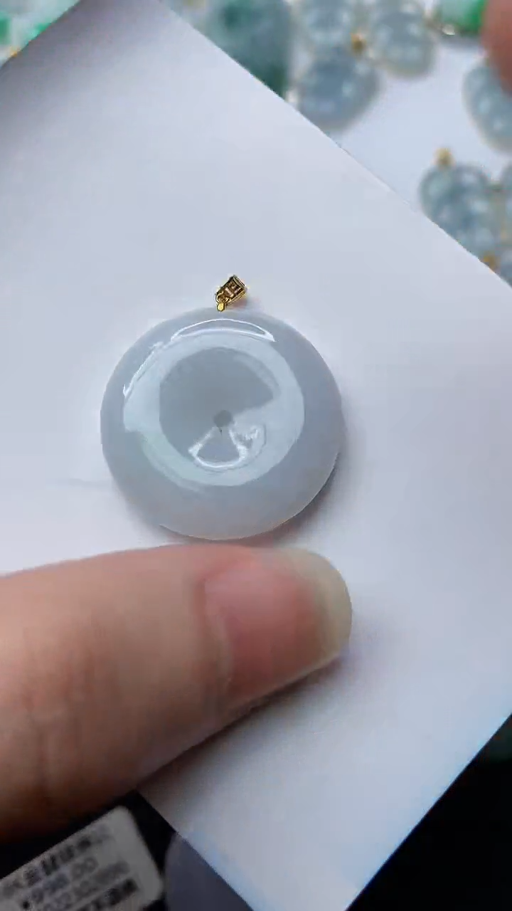 【闪购商品】翡翠颈饰18K金镶嵌7..........