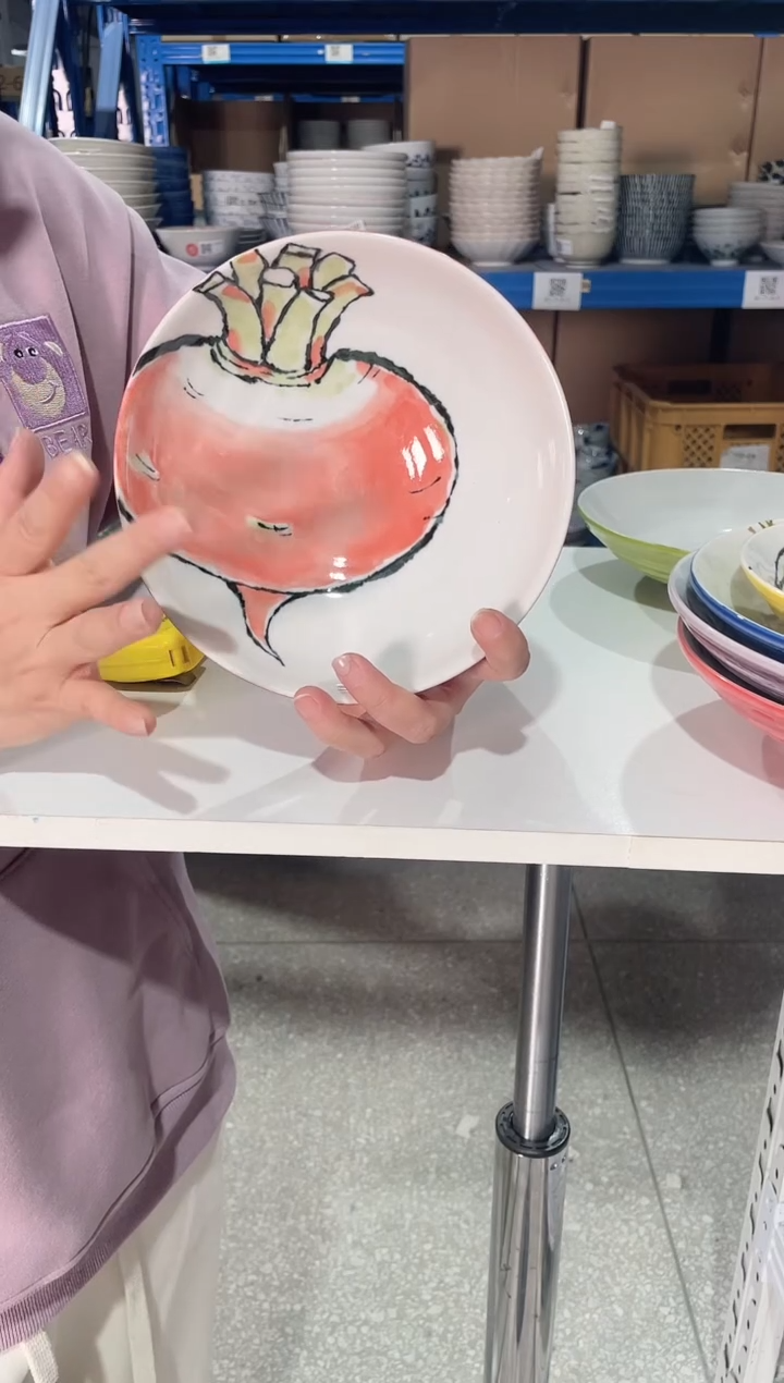 陶瓷红萝卜7.1英寸盘