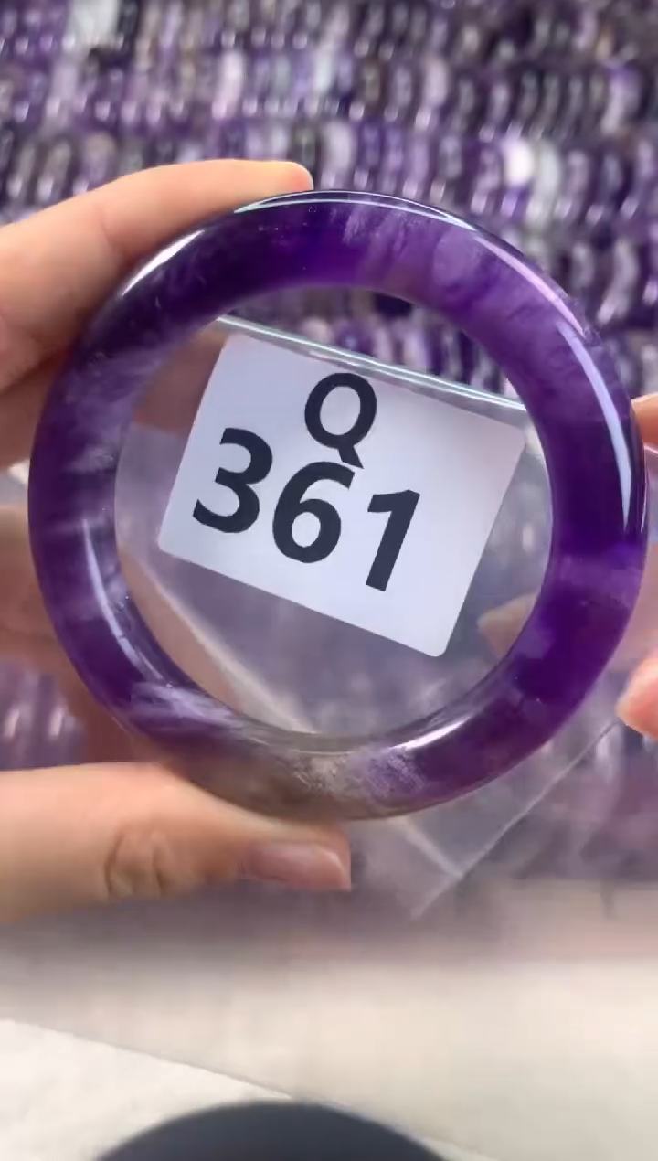 【闪购商品】水晶水晶手镯Q未镶嵌361-54