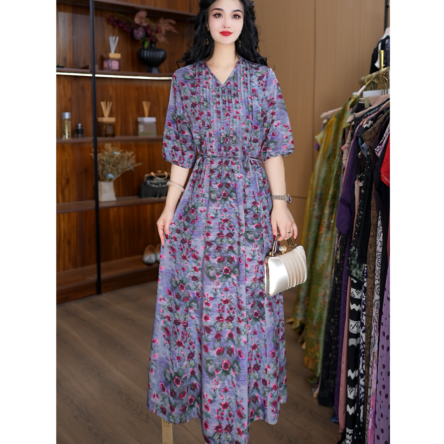 5195-22新款时尚连衣裙