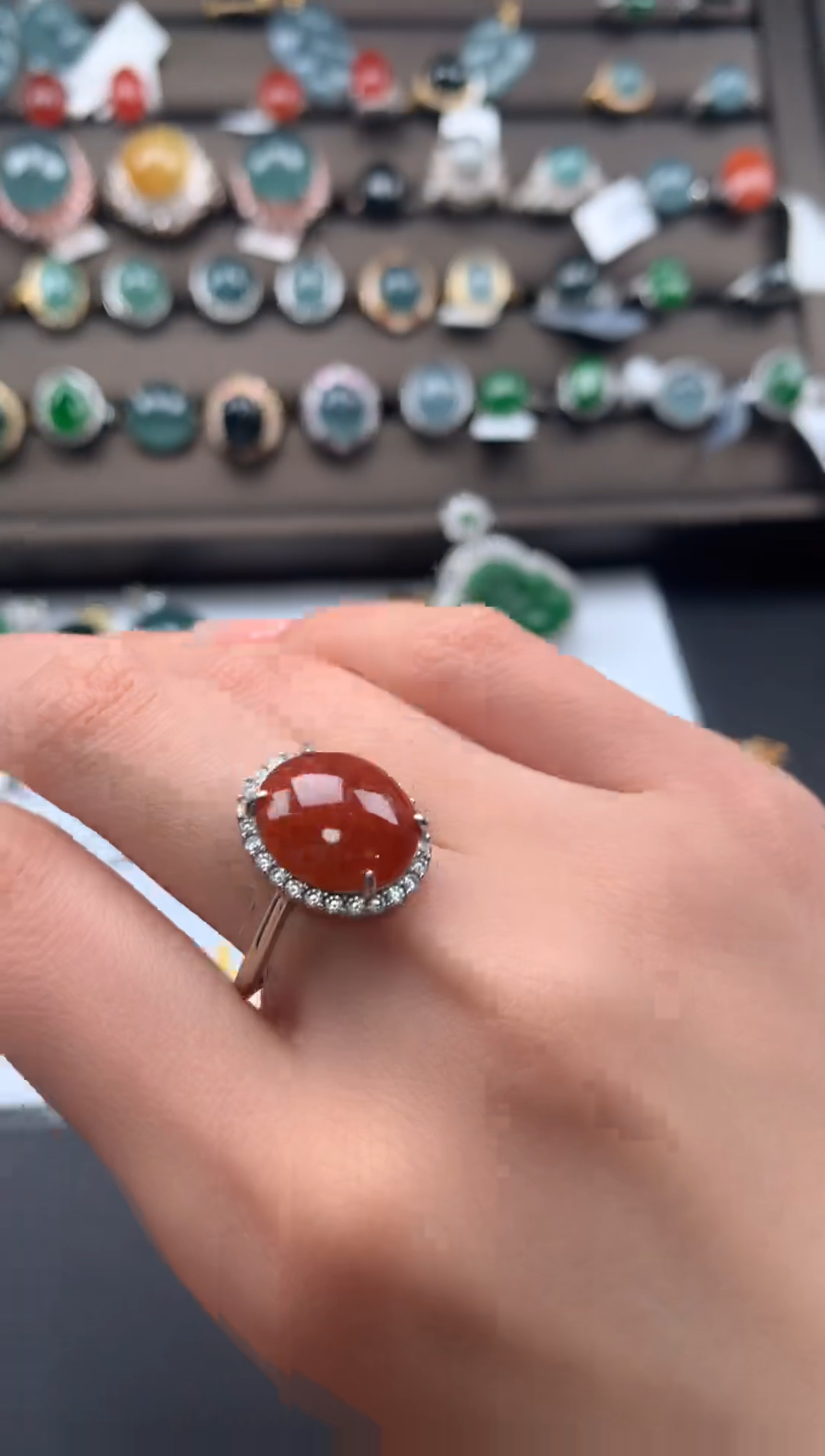 【闪购商品】翡翠戒指银S925镶嵌321321312312