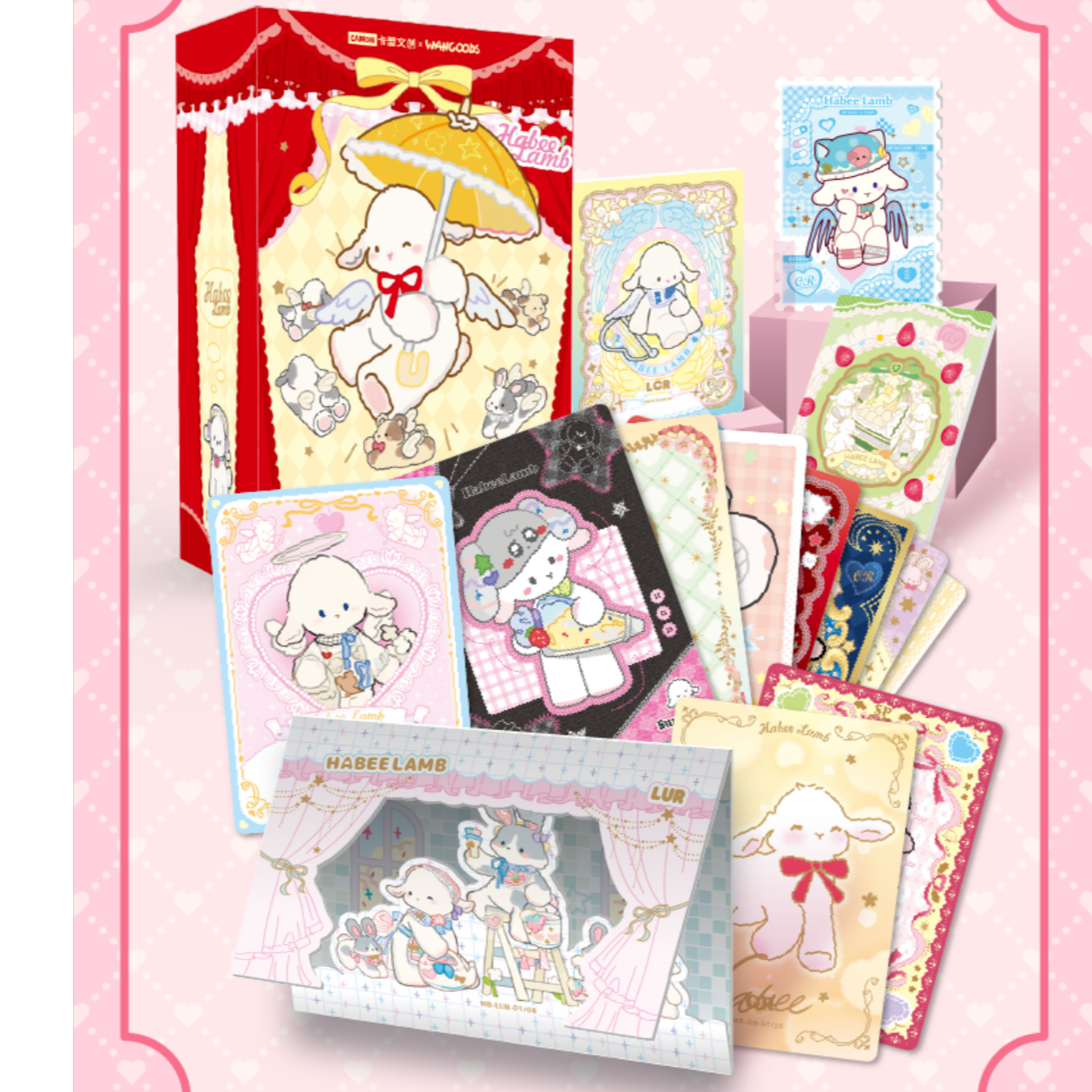 【新人叠叠】卡盟文创Habee Lamb哈比小羊限量珍藏卡盲盒