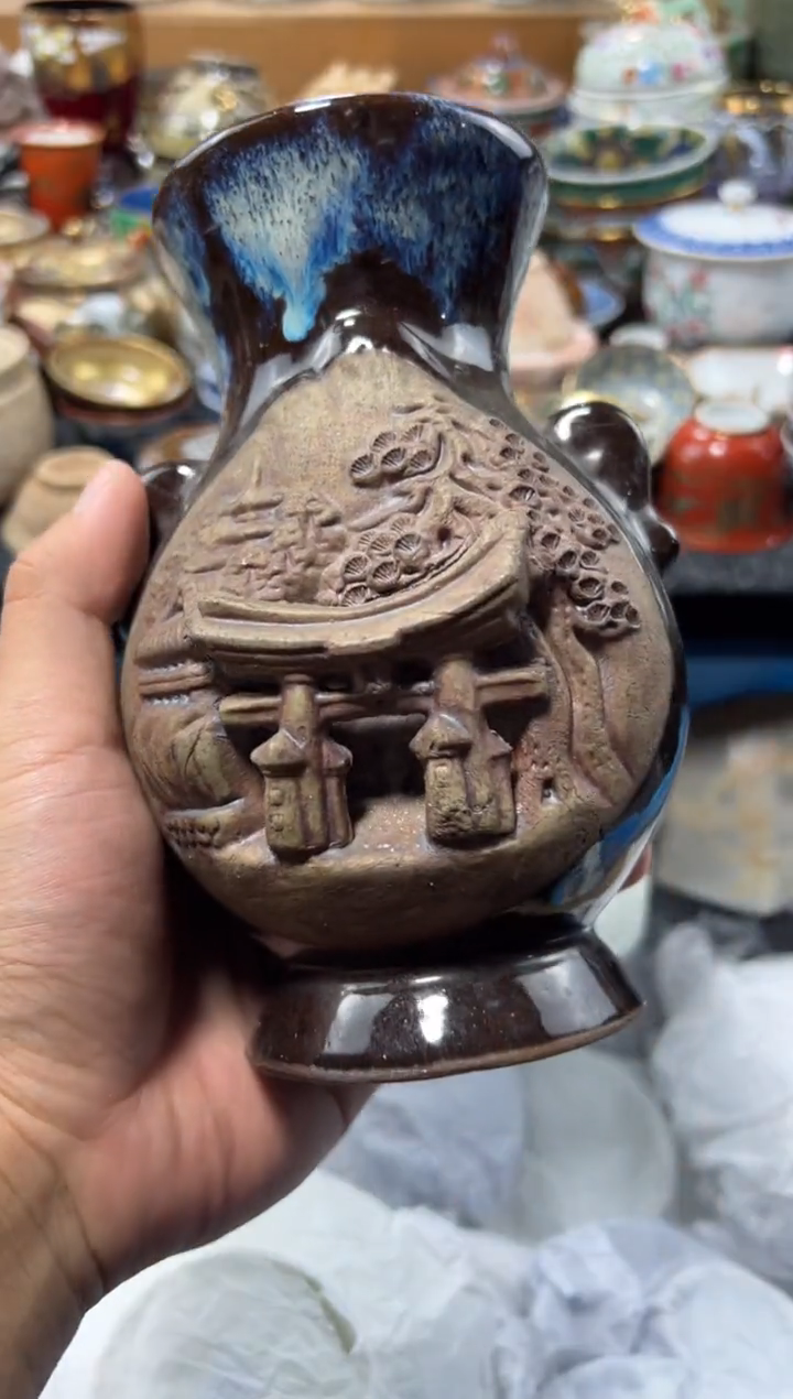 瓷片夏目海外回流瓷器中古品。