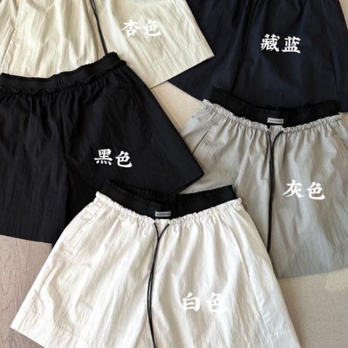 DEZI舒适双腰头时尚潮流百搭女短裤HD11261066