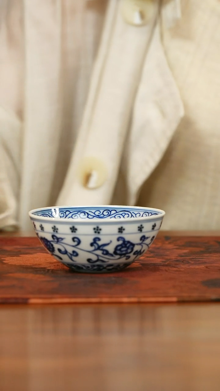 杯景德镇陶瓷杯碗柴烧多人W65